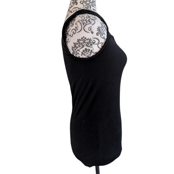 Orange Fashion Village Bamboo Thick Strap Layering Tank Black Women's One Size - Picture 4 of 8